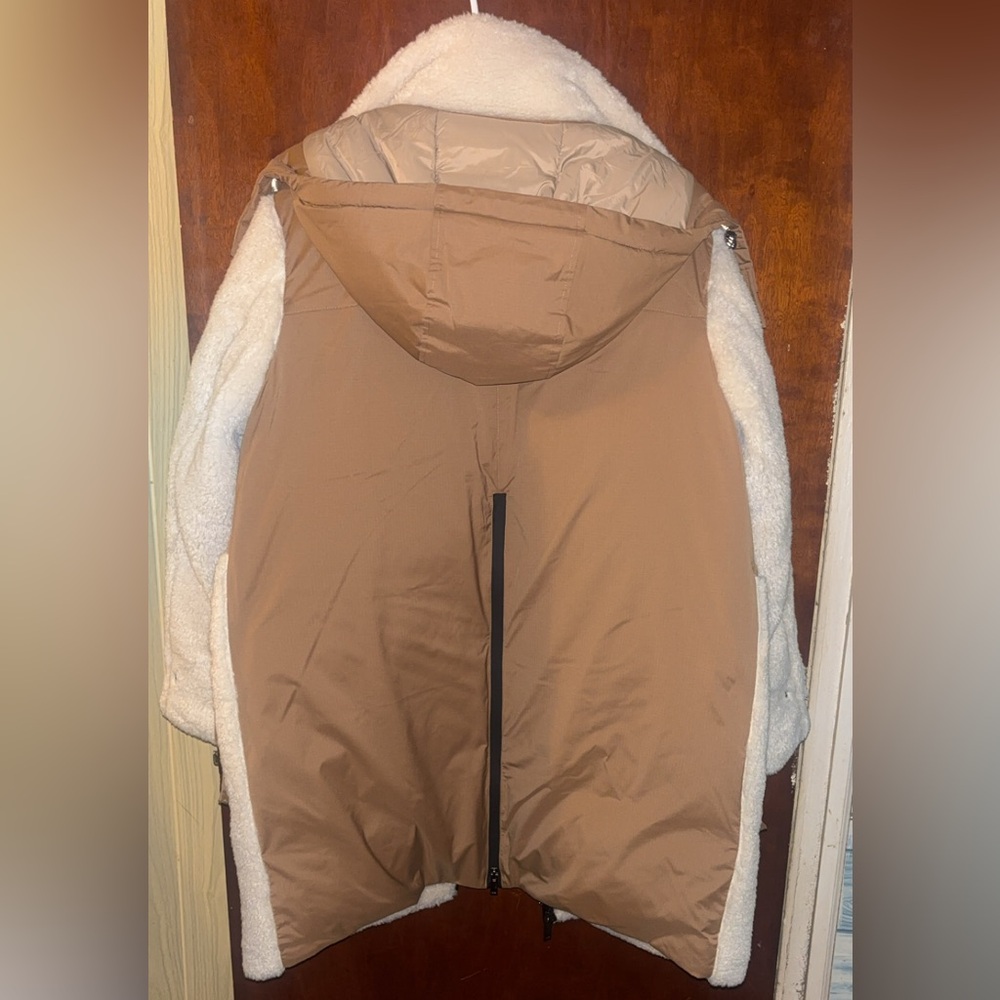UGG Women’s “Kaysin Fleece Trim Down Parka” in Chestnut - Picture 11 of 11
